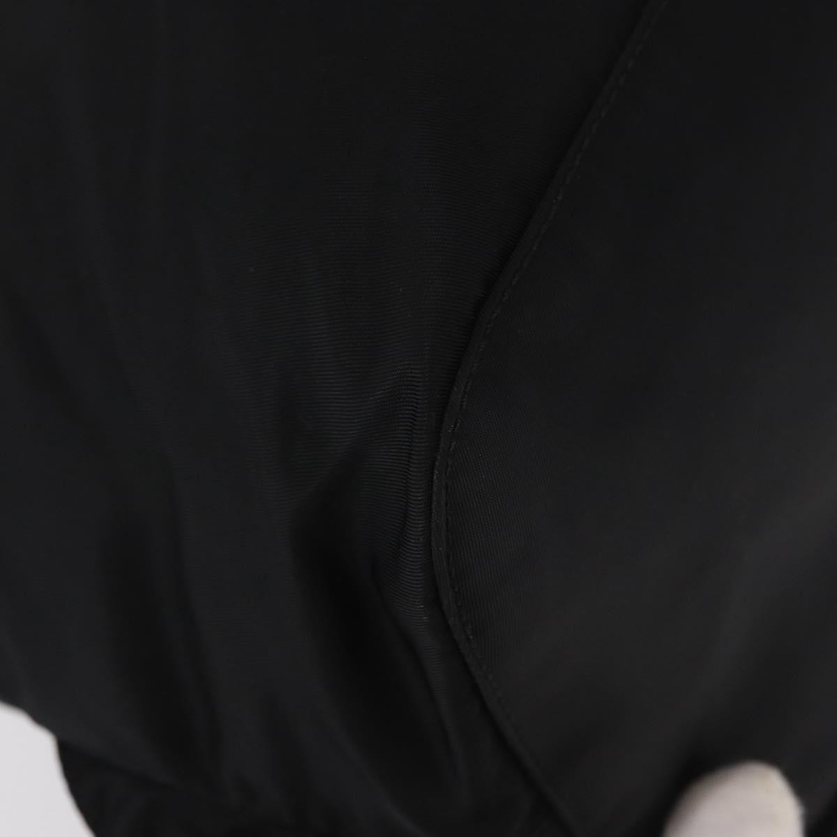 Prada Vela Double Front Pocket Backpack Tessuto with Saffiano Leather, BLACK, NYLON, Backpack