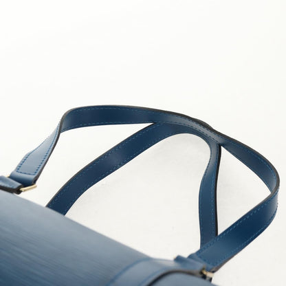 Louis Vuitton Soufflot Handbag Epi Leather, BLUE, LEATHER, Handbag