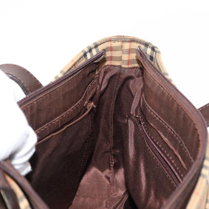 Burberry Nova Check Tote Canvas and Leather, BEIGE, CANVAS, Tote bag