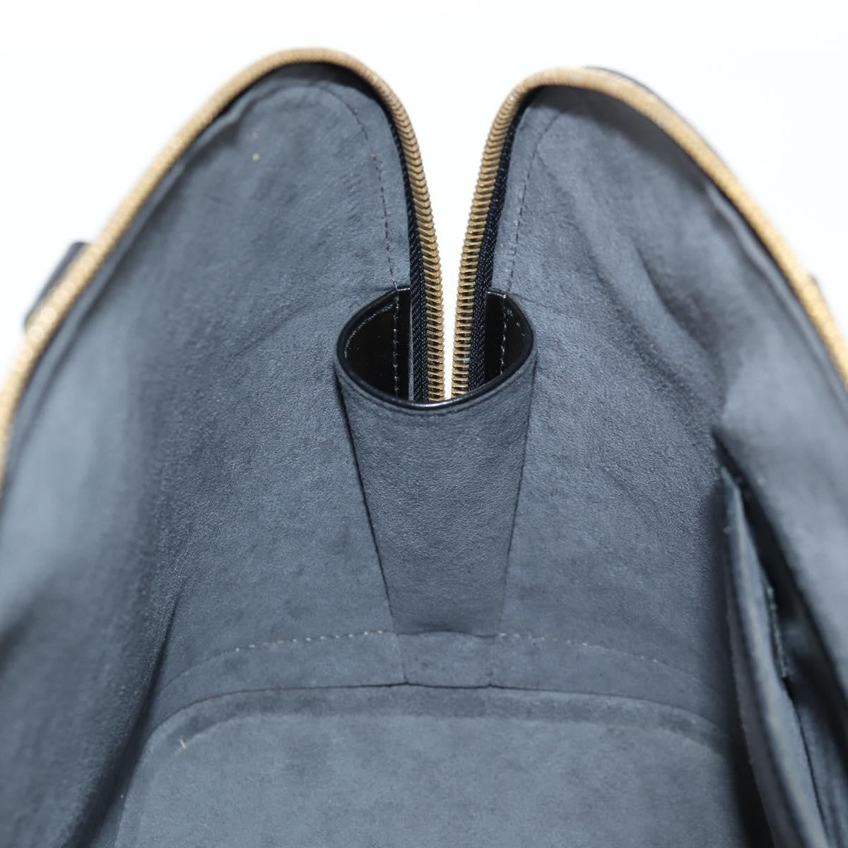 Louis Vuitton Alma Handbag Epi Leather, BLACK, LEATHER, Handbag