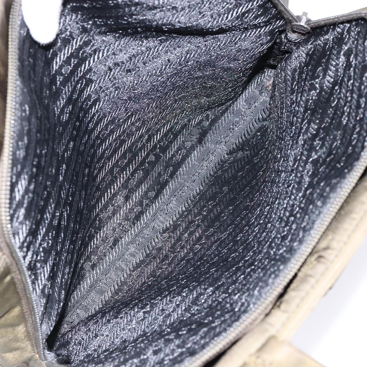 Prada Tote Vitello Daino Vitello Daino, GREEN, NYLON, Tote bag