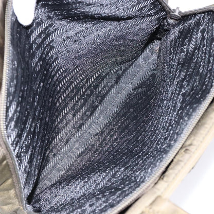 Prada Tote Vitello Daino Vitello Daino, GREEN, NYLON, Tote bag