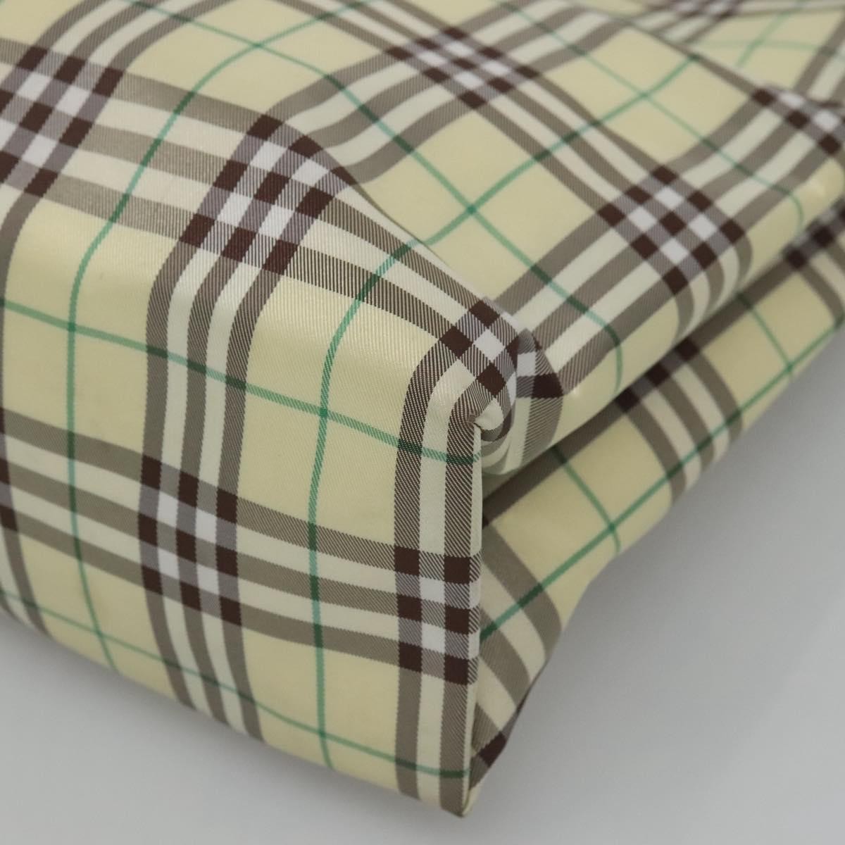 Burberry Nova Handbag Check Pattern, GREEN, NYLON, Handbag