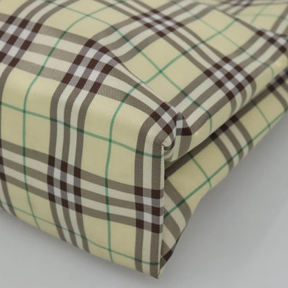 Burberry Nova Handbag Check Pattern, GREEN, NYLON, Handbag