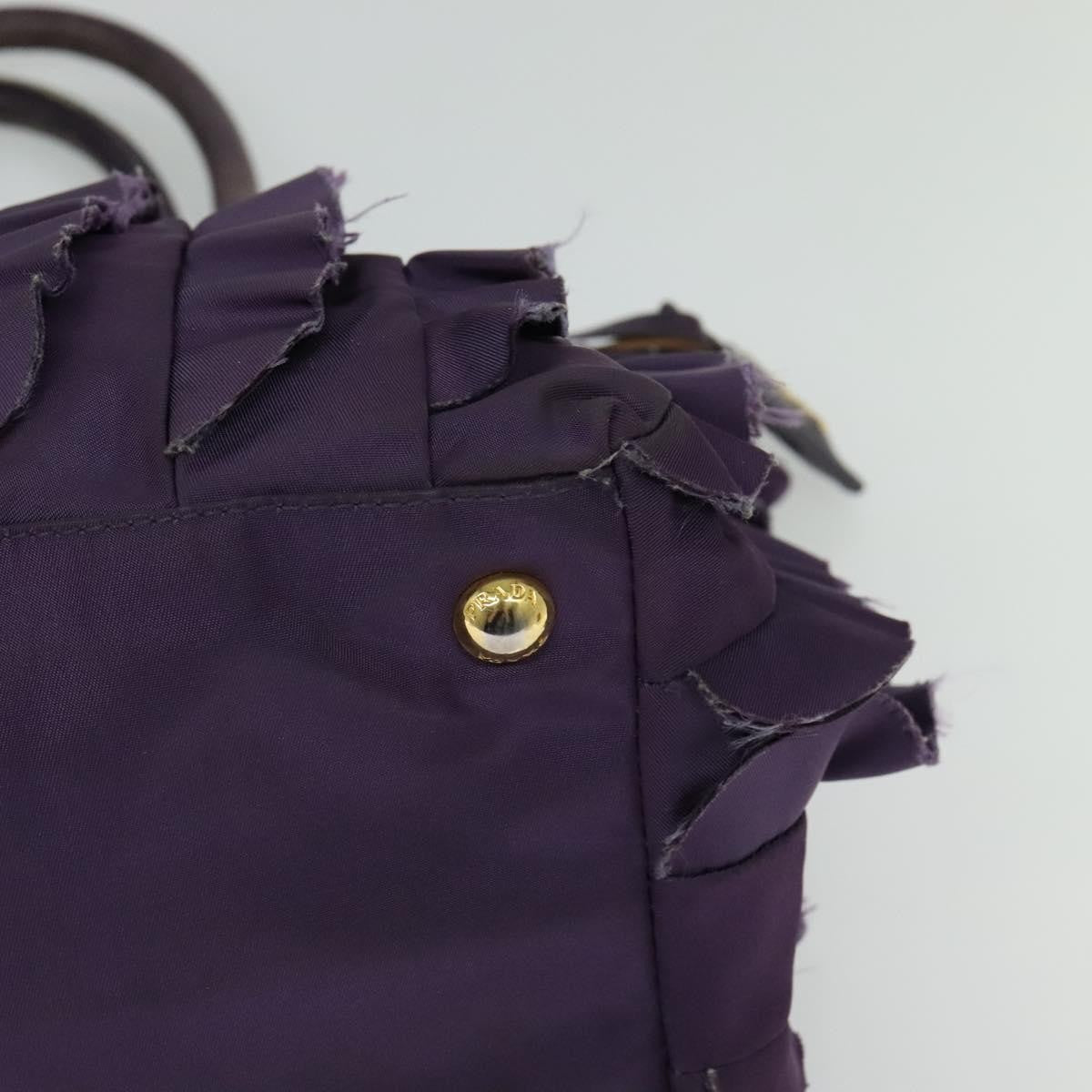 Prada Gaufre Convertible Tote Tessuto, PURPLE, NYLON, Tote bag