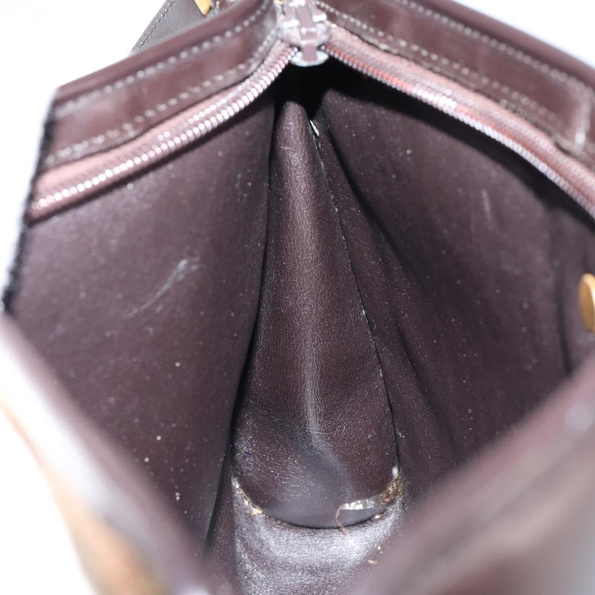 Christian Dior Vintage Trotter Shoulder Bag Canvas, BROWN, CANVAS, Shoulder bag