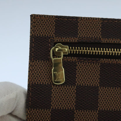 Louis Vuitton Clifton Pouch Damier, Brown, Canvas, Clutch