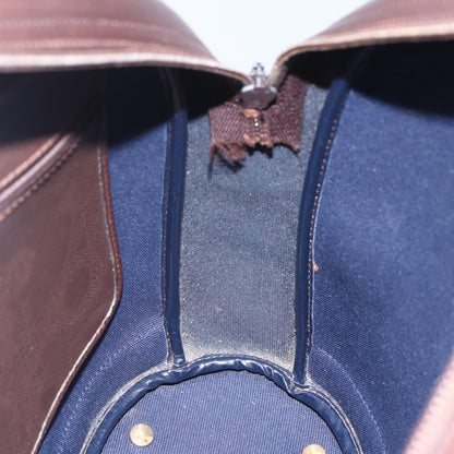 Christian Dior Vintage Trotter Handbag Canvas, BROWN, PVC, Handbag