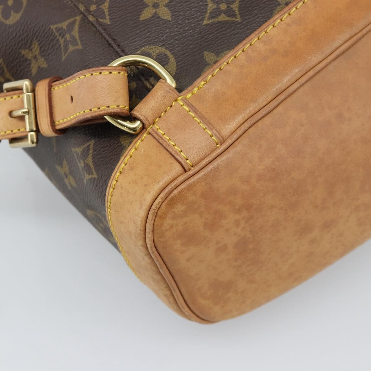 Louis Vuitton Vintage Montsouris Backpack Monogram Canvas, Brown, Canvas, Backpack
