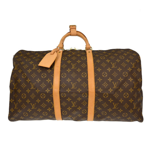 Louis Vuitton Keepall Bag Monogram Canvas, Brown, Canvas, Travel Bag
