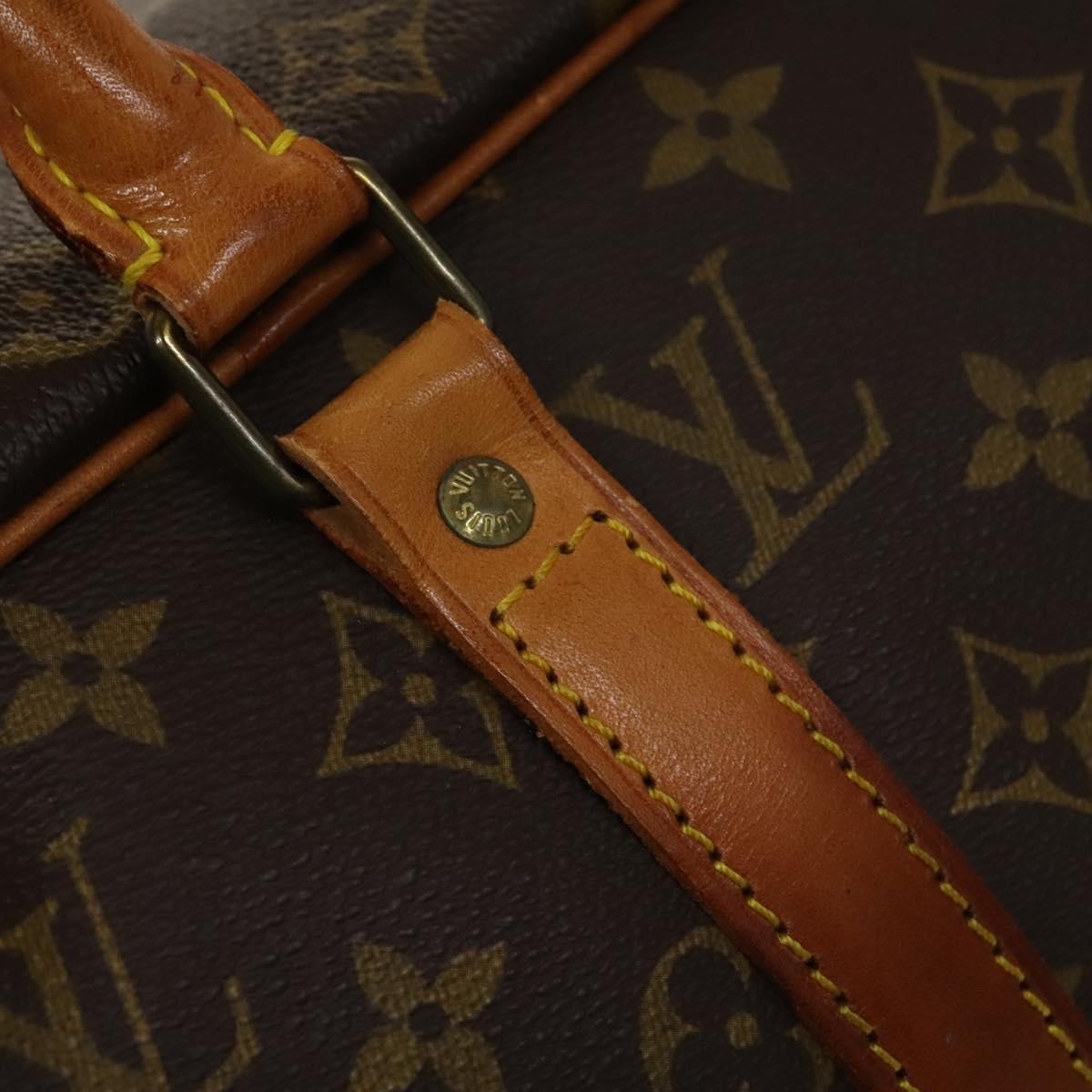 Louis Vuitton Sirius Handbag Monogram Canvas, BROWN, CANVAS, Handbag