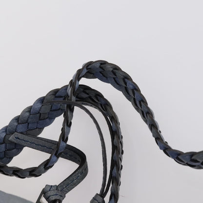 Gucci Bamboo Bar Shoulder Bag Leather, BLUE, LEATHER, Shoulder bag