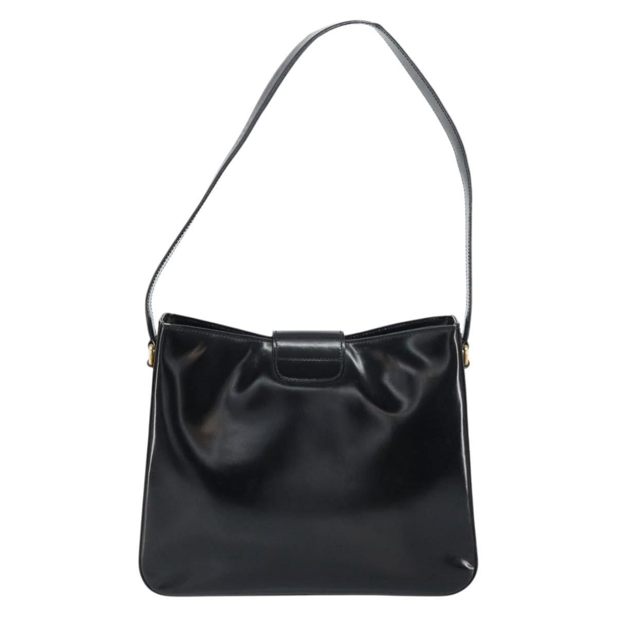 Celine Handbag Patent leather, BLACK, PATENT_LEATHER, Shoulder bag