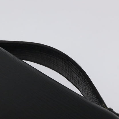 Versace Lock Flap Briefcase Leather, BLACK, LEATHER, Briefcase