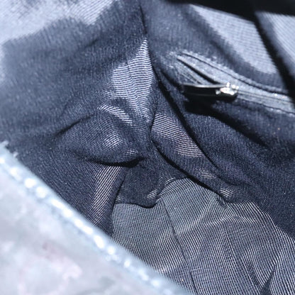 Salvatore Ferragamo Gancini Shoulder Bag Canvas, BLACK, CANVAS, Shoulder bag