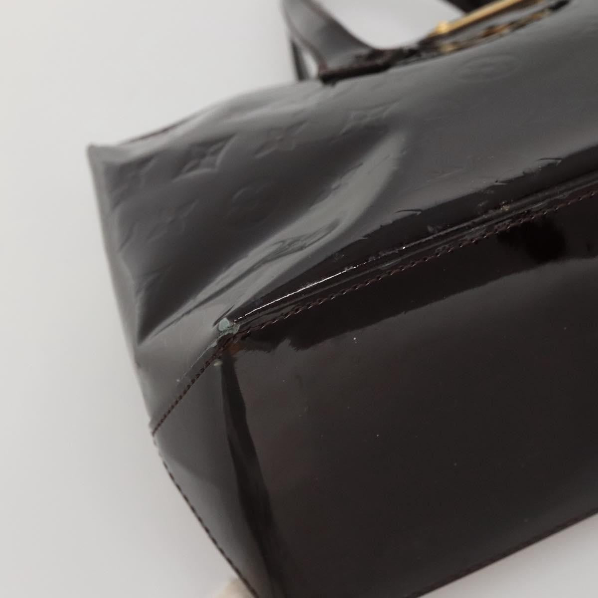 Louis Vuitton Wilshire Handbag Monogram Vernis, PURPLE, PATENT_LEATHER, Handbag