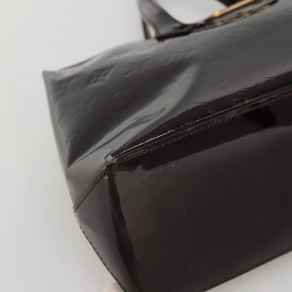 Louis Vuitton Wilshire Handbag Monogram Vernis, PURPLE, PATENT_LEATHER, Handbag