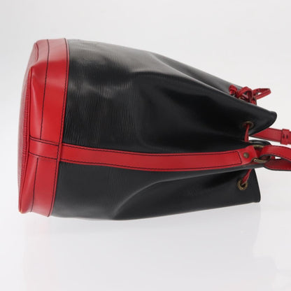 Louis Vuitton Bicolor Noe Handbag Epi Leather, BLACK, LEATHER, Shoulder bag