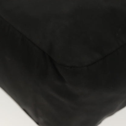 Prada Vintage Zip Handbag Tessuto, BLACK, NYLON, Handbag