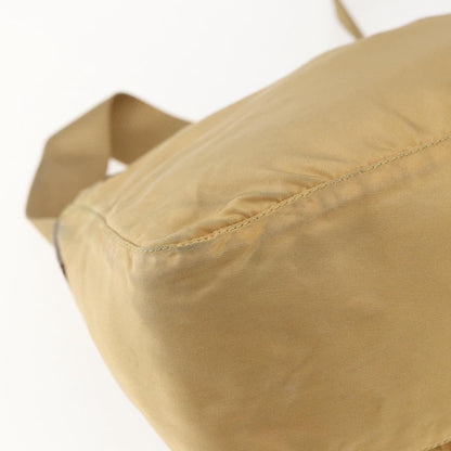 Prada Buckle Messenger Bag Tessuto, BEIGE, NYLON, Shoulder bag