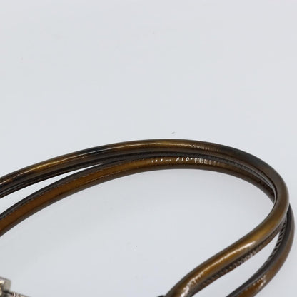 Salvatore Ferragamo Gancini handbag Patent leather, BROWN, PATENT_LEATHER, Handbag