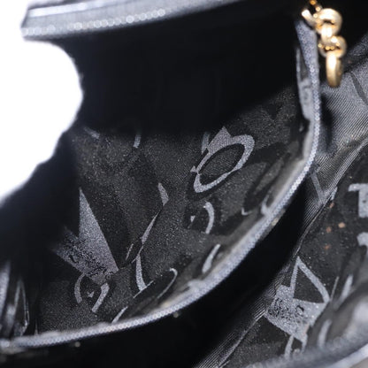 Salvatore Ferragamo Vala Shoulder Bag Leather, BLACK, LEATHER, Shoulder bag