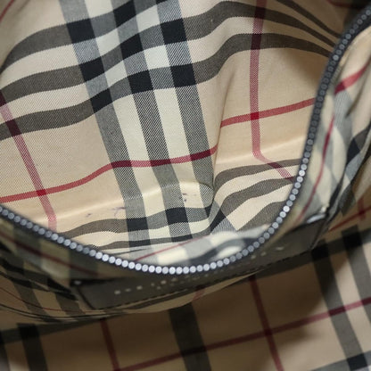 Burberry Tote Leather, BLUE, LEATHER, Tote bag