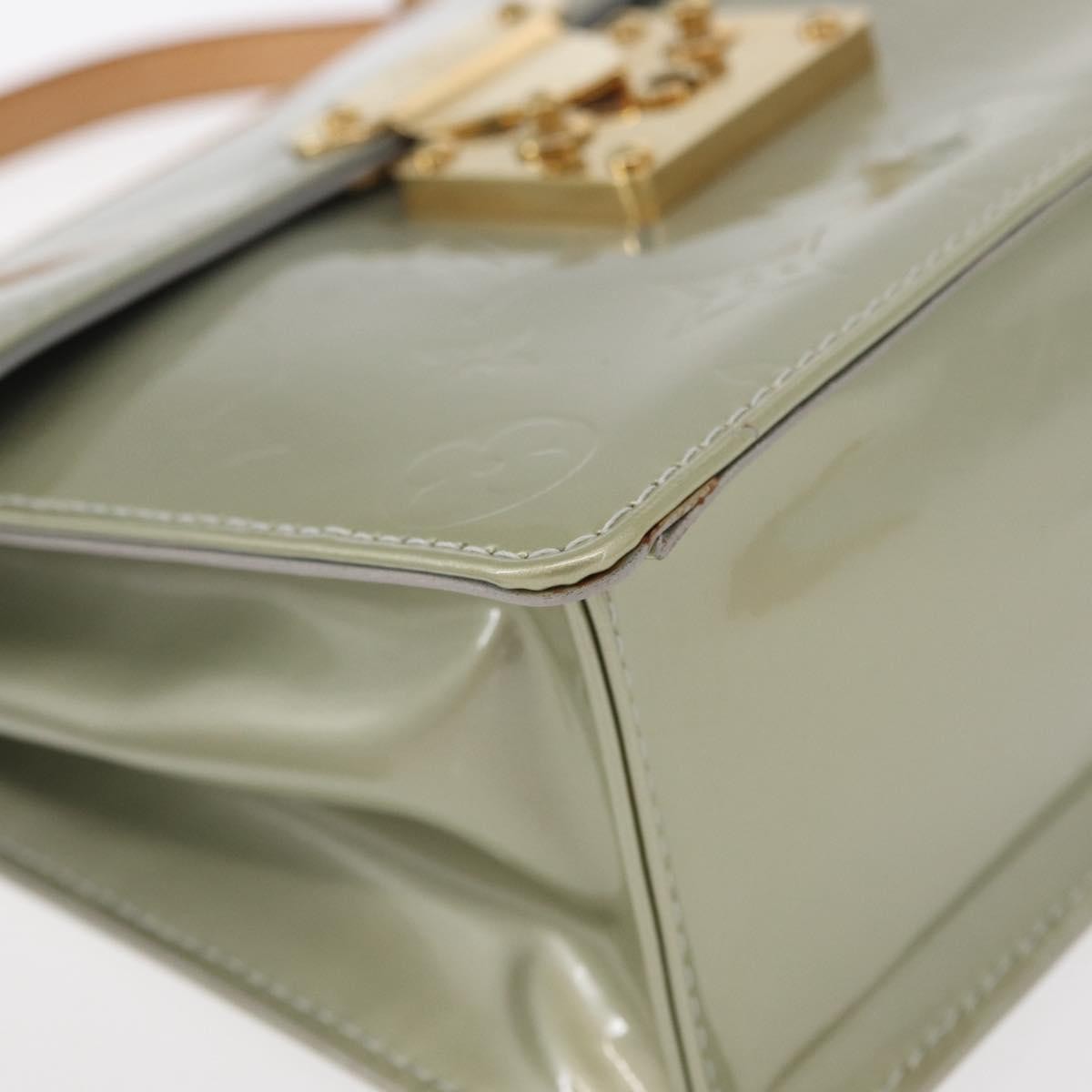 Louis Vuitton Spring Street Handbag Monogram Vernis, GRAY, PATENT_LEATHER, Handbag