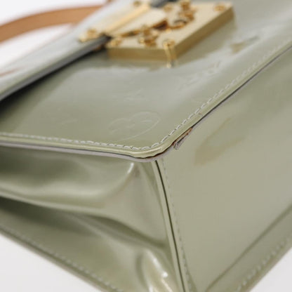 Louis Vuitton Spring Street Handbag Monogram Vernis, GRAY, PATENT_LEATHER, Handbag