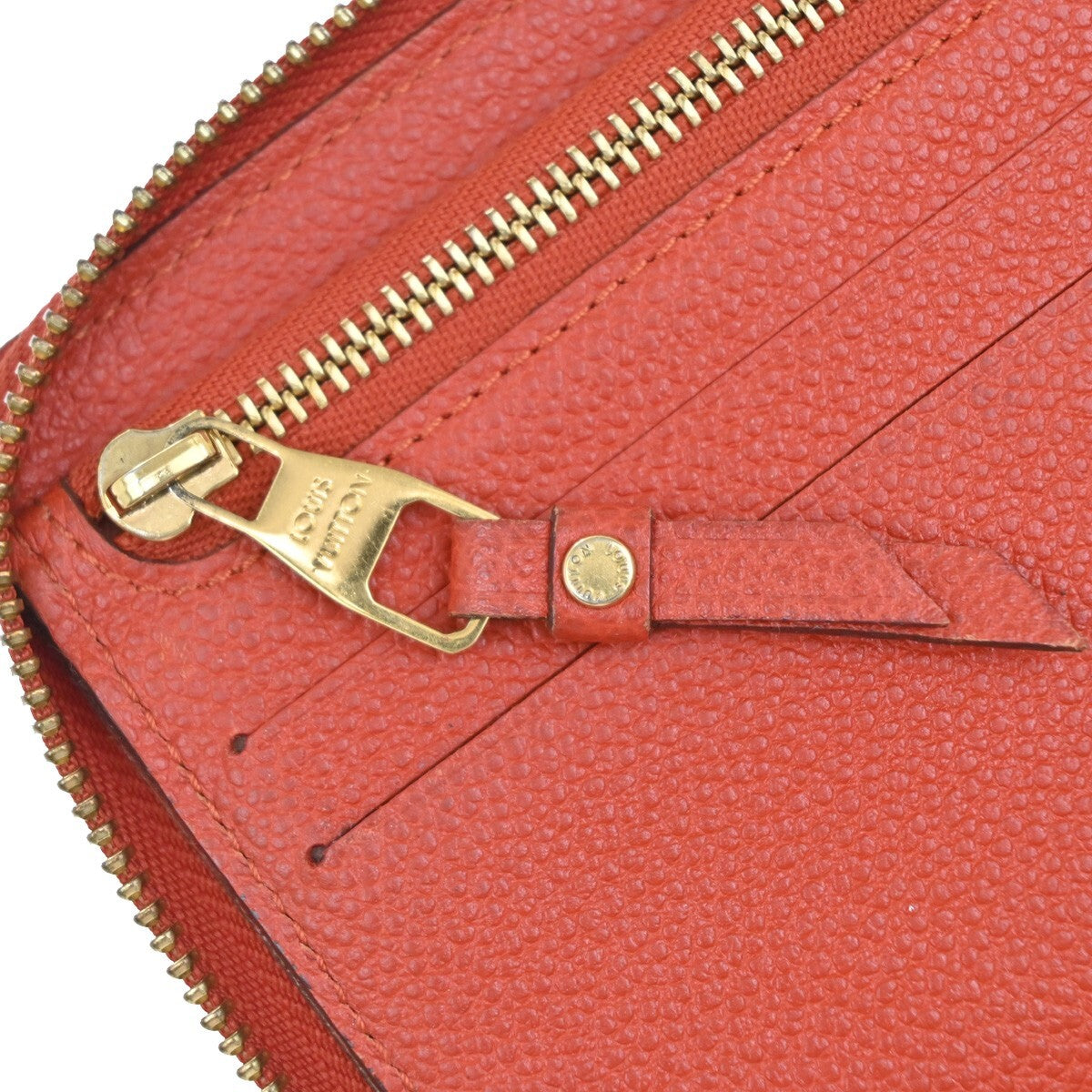 Louis Vuitton Secret Wallet Monogram Empreinte Leather, RED, LEATHER, Wallets