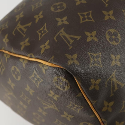 Louis Vuitton Keepall Bag Monogram Canvas, BROWN, CANVAS, Travel bag