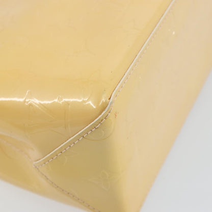 Louis Vuitton Reade Handbag Monogram Vernis, YELLOW, PATENT_LEATHER, Handbag