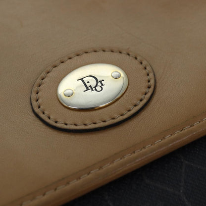 Christian Dior Vintage Honeycomb Flap Crossbody Bag Canvas and Leather, BLACK, CANVAS, Crossbody bag