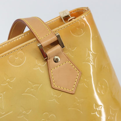 Louis Vuitton Houston Handbag Monogram Vernis, BEIGE, PATENT_LEATHER, Handbag