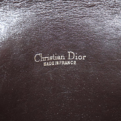 Christian Dior Vintage Flap Crossbody Bag Canvas, BROWN, CANVAS, Shoulder bag