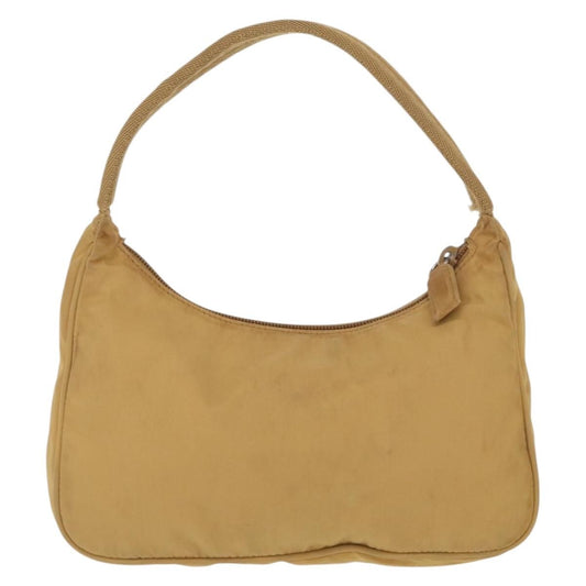 Prada Hobo Tessuto, YELLOW, NYLON, Handbag