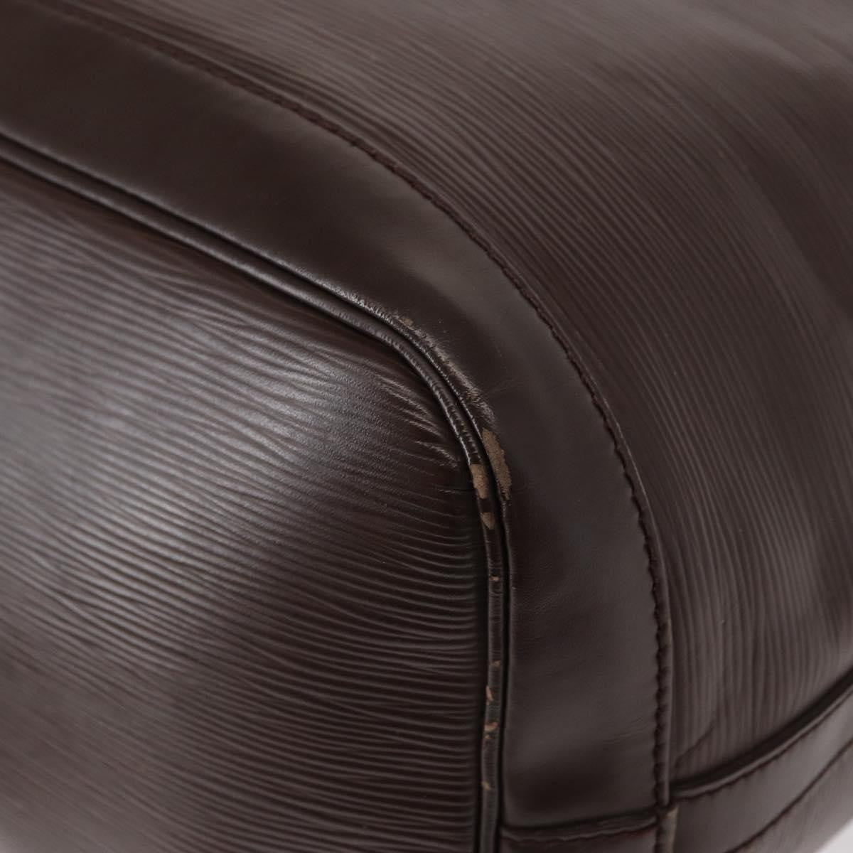 Louis Vuitton Petit Noe Handbag Epi Leather, BROWN, LEATHER, Shoulder bag