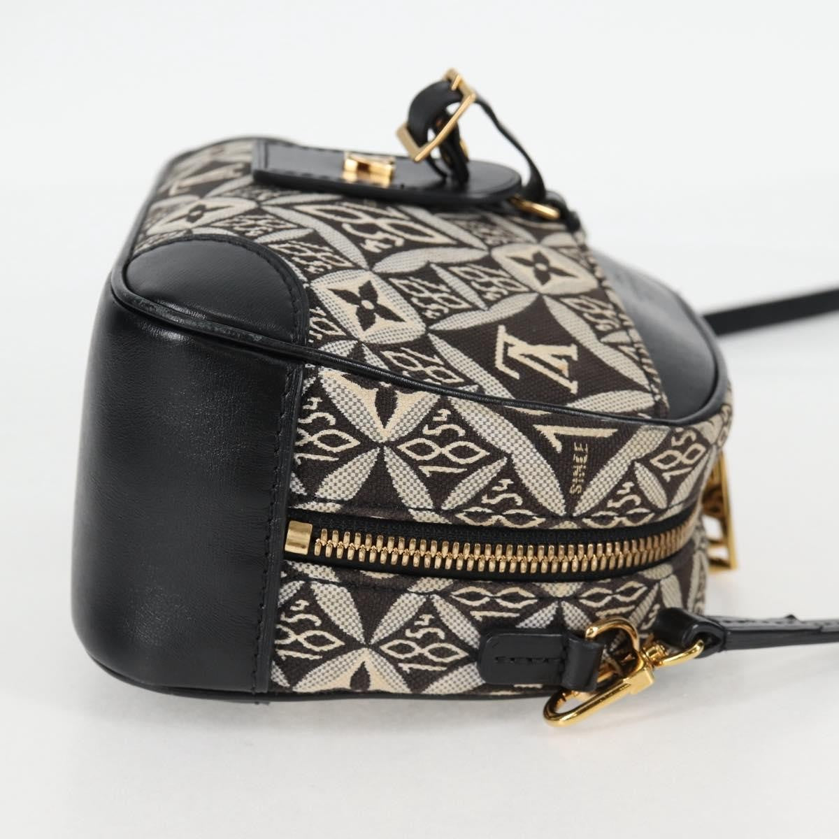 Louis Vuitton Deauville Handbag Limited Edition Since 1854 Monogram Jacquard, BLACK, CANVAS, Handbag