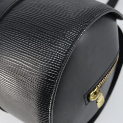 Louis Vuitton Soufflot Handbag Epi Leather, BLACK, LEATHER, Handbag