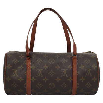 Louis Vuitton Papillon Handbag Monogram Canvas, BROWN, CANVAS, Handbag