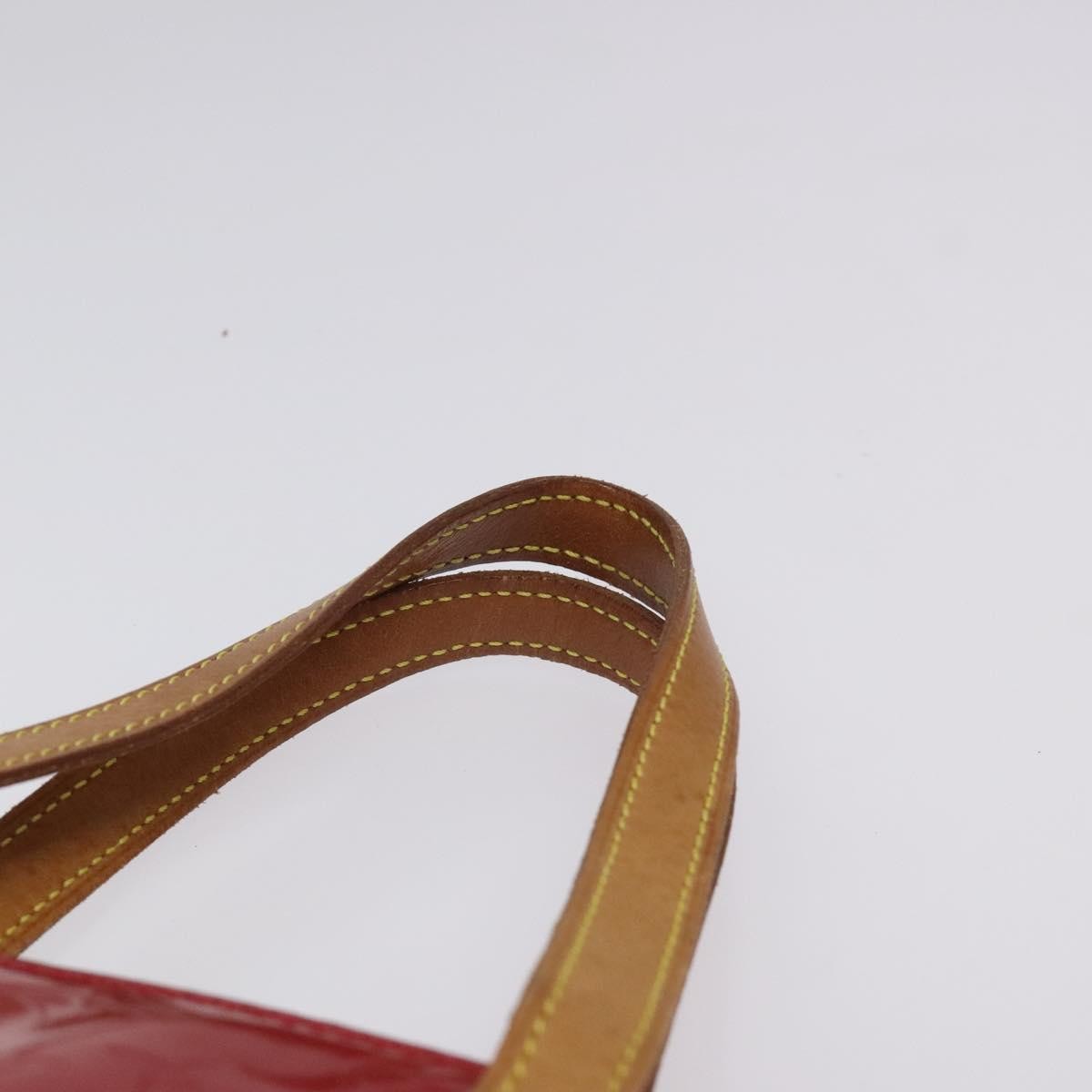 Louis Vuitton Reade Handbag Monogram Vernis, RED, PATENT_LEATHER, Handbag