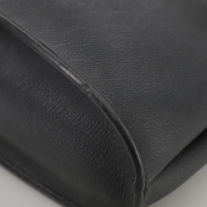 Christian Dior Vintage Honeycomb Flap Crossbody Bag Coated Canvas, BLACK, CANVAS, Crossbody bag