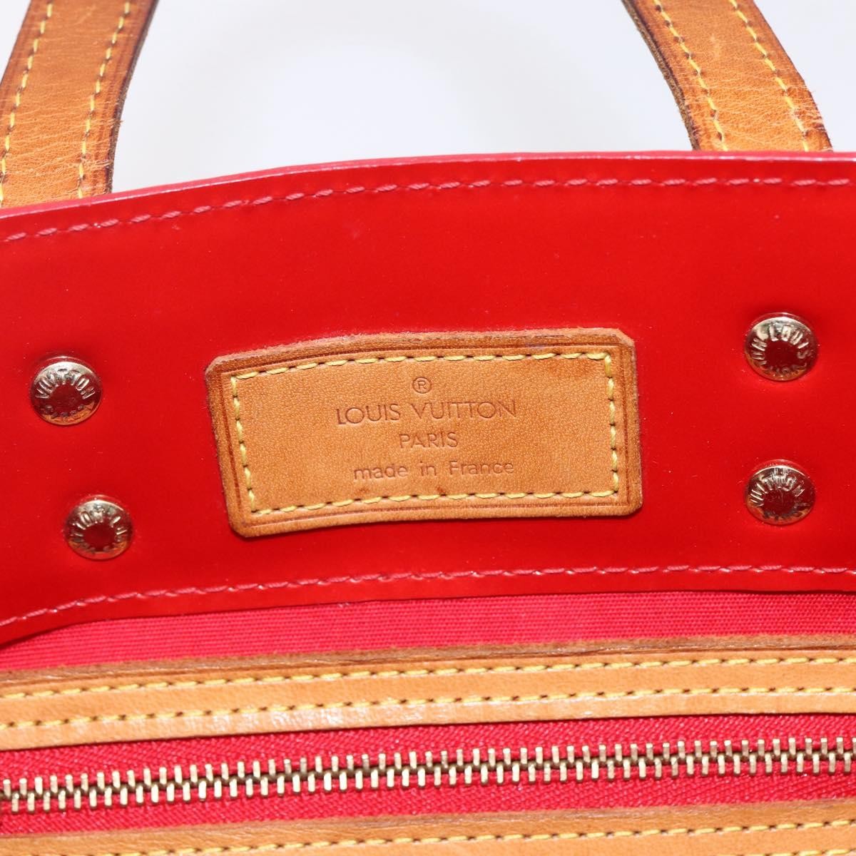 Louis Vuitton Reade Handbag Monogram Vernis, RED, PATENT_LEATHER, Handbag
