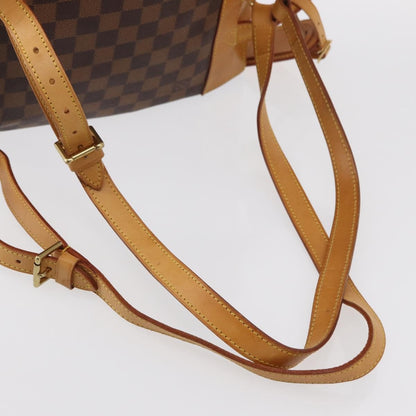 Louis Vuitton Arlequin Backpack Damier, BROWN, CANVAS, Backpack