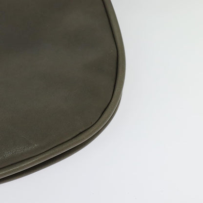 Bottega Veneta Vintage Flap Shoulder Bag Intrecciato leather, GRAY, LEATHER, Shoulder bag