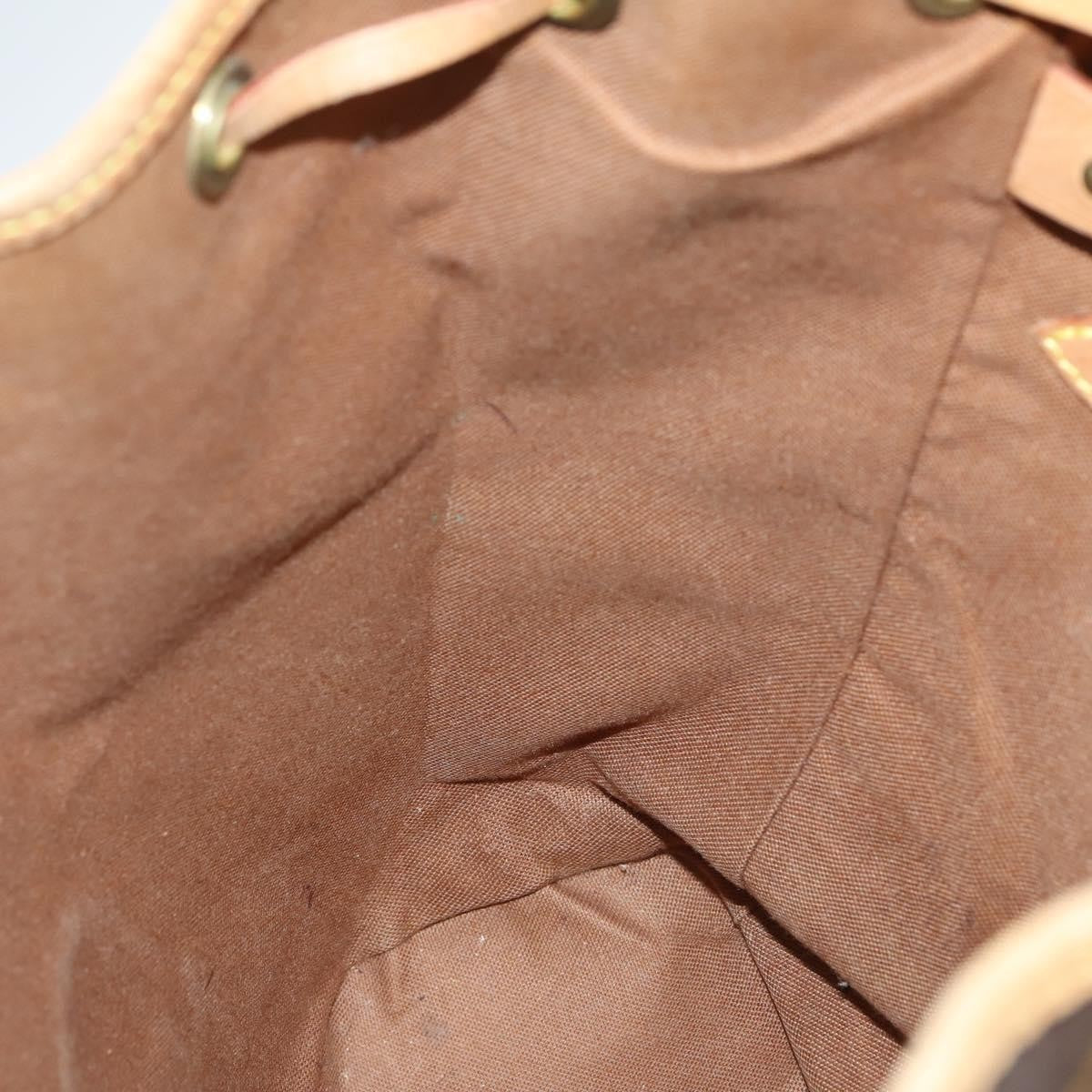 Louis Vuitton Vintage Montsouris Backpack Monogram Canvas, BROWN, CANVAS, Backpack