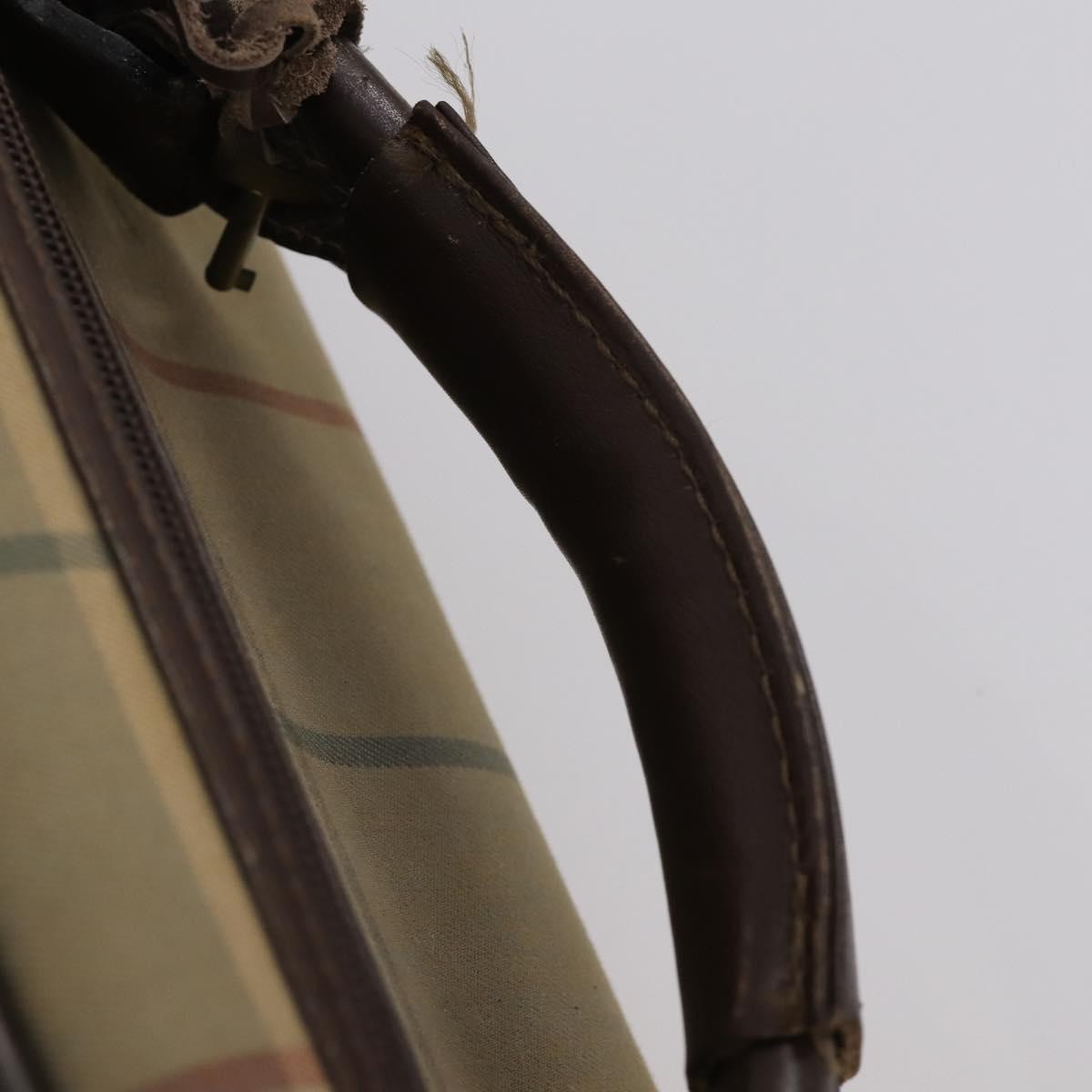 Burberry Nova check boston bag Canvas, BEIGE, CANVAS, Travel bag