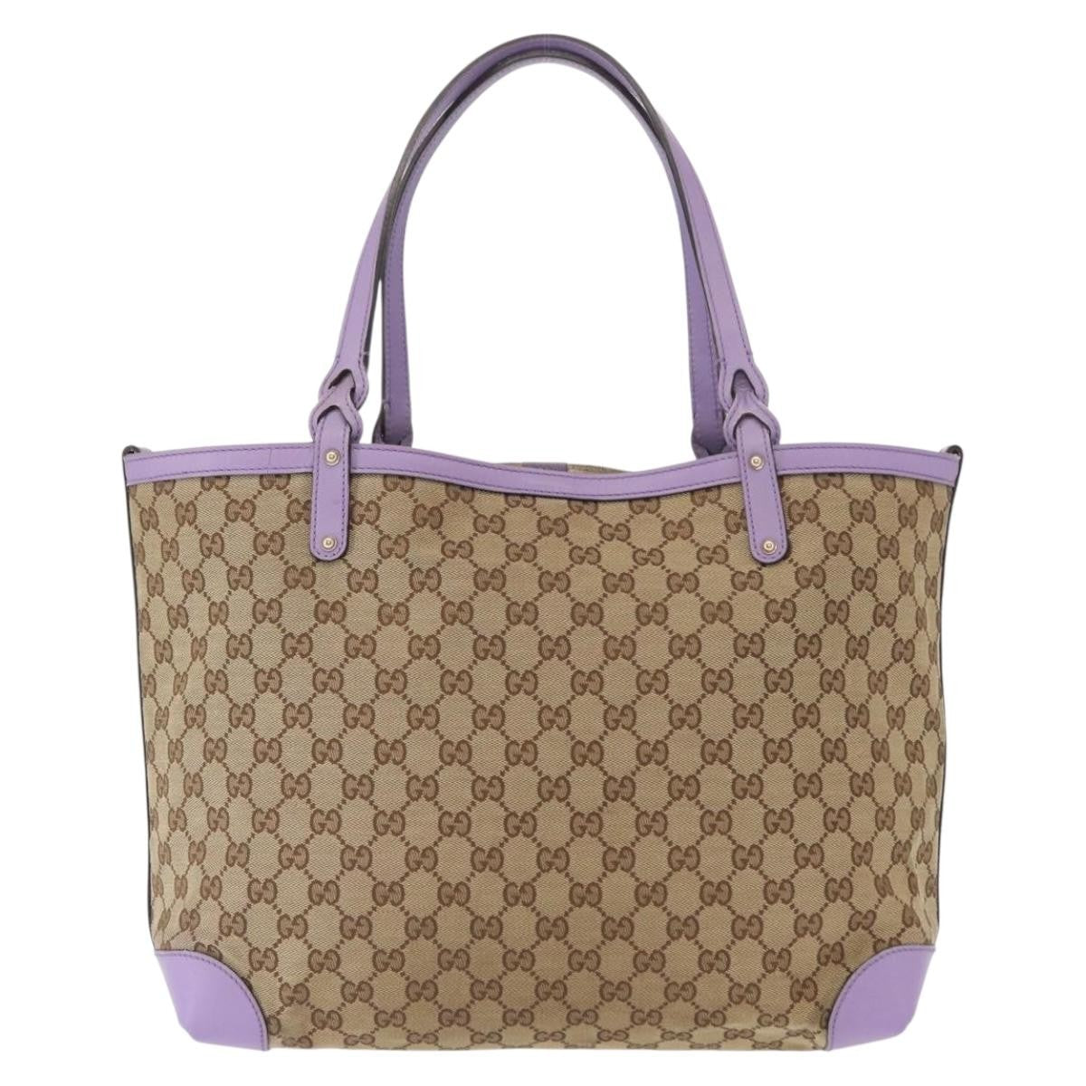 Gucci Vintage tote GG Canvas, BEIGE, CANVAS, Tote bag