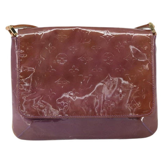 Louis Vuitton Thompson Street Handbag Monogram Vernis, PURPLE, PATENT_LEATHER, Shoulder bag