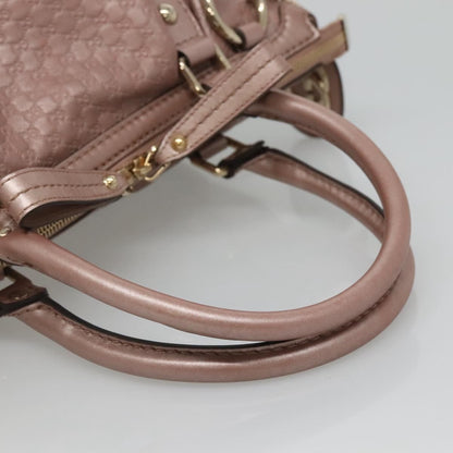 Gucci Sukey Top Handle Satchel Microguccissima Leather, PINK, LEATHER, Tote bag